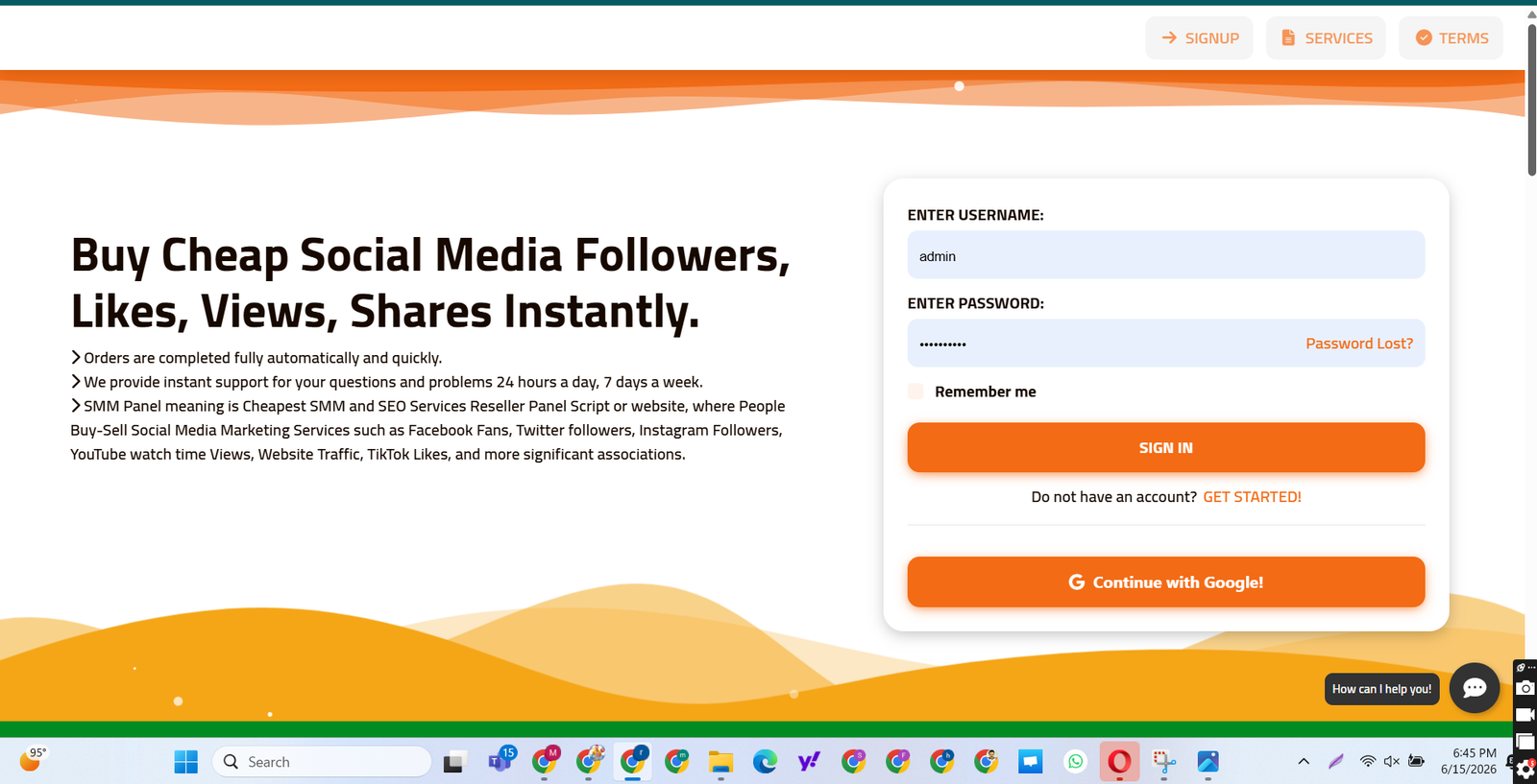 Perfect smm panel script