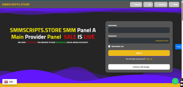 Latest Perfect SMM Panel Script
