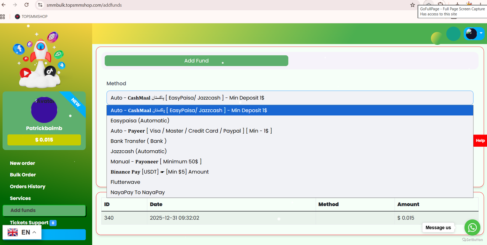 Green SMM Panel Official Script - Image 3