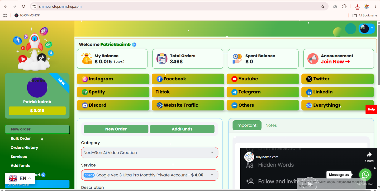 Green SMM Panel Official Script - Image 2